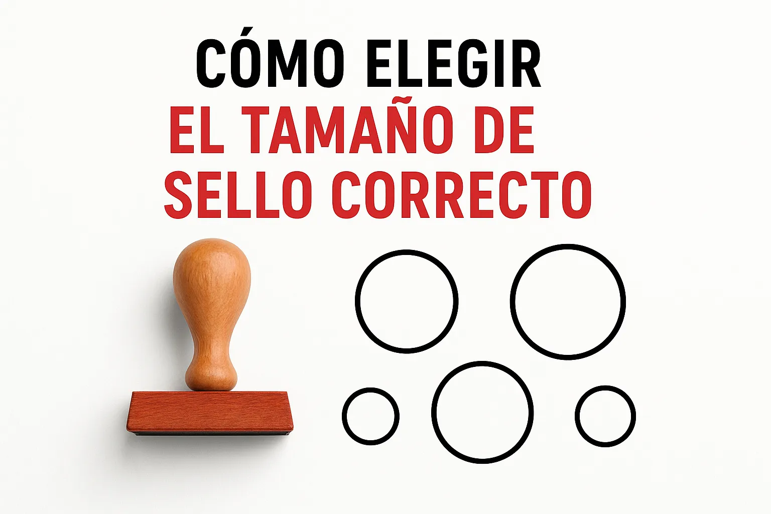 Cómo elegir el tamaño de sello correcto