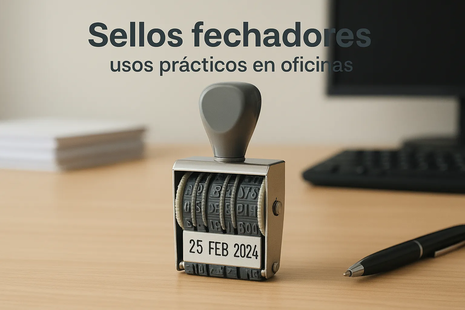 Sellos fechadores: usos prácticos en oficinas