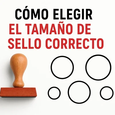 Cómo elegir el tamaño de sello correcto